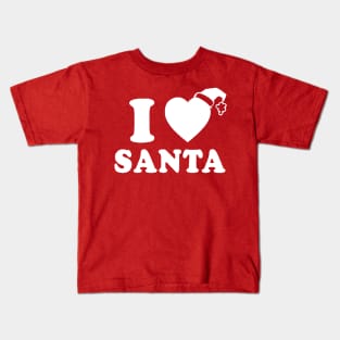 i love santa Kids T-Shirt